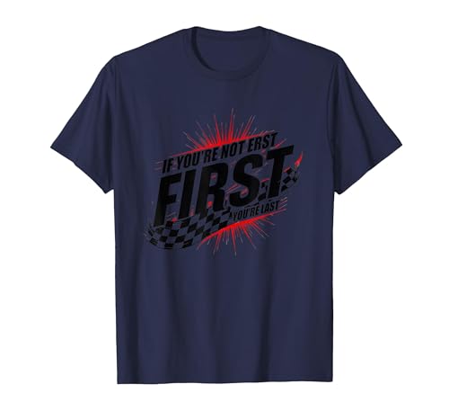 Shake and Bake First Last Racing Fan Motivierendes Zitat T-Shirt, Herren, Marineblau, 4XL Shake and Bake First Last Racing Fan Motivierendes Zitat T-Shirt, Herren, Marineblau, 4XL von Generic