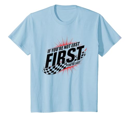 Shake and Bake First Last Racing Fan Motivierendes Zitat T-Shirt, Kinder, Himmelblau, 152 Shake and Bake First Last Racing Fan Motivierendes Zitat T-Shirt, Kinder, Himmelblau, 152 von Generic