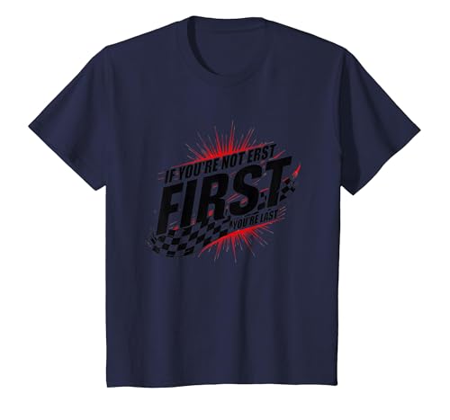 Shake and Bake First Last Racing Fan Motivierendes Zitat T-Shirt, Kinder, Marineblau, 104 Shake and Bake First Last Racing Fan Motivierendes Zitat T-Shirt, Kinder, Marineblau, 104 von Generic
