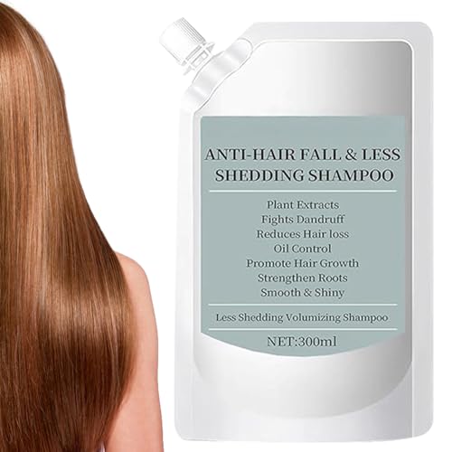 Shampoo Für Feines Haar | Shampoo Zur Stärkung Von Lockigem Und Glattem Haar | 300ml Mit Reichhaltigem Reinigendes Kosmetikprodukt Für Erwachsene Frauen Männer Wohnung Wohnheim Badezimmer | Für Die Tä von Generic