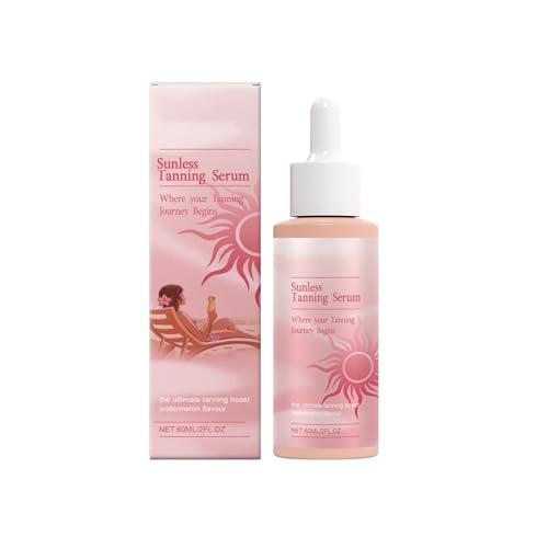 Shampoo Gegen Schuppen Huflattich 60 ml Bräunungshilfe, feuchtigkeitsspendende Formel, nährt und verleiht Glanz Herren Gesichtscreme Trockene Haut (Pink, One Size) von Generic