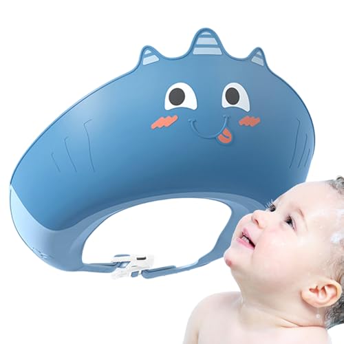 Shampoo-Kostüm für Kinder – Bequemer Badehut, hitzebeständiger Waschschild | für weiche Dusche verstellbar Visor für wasserfestes Haar, Babyhaar, für Capel von Generic