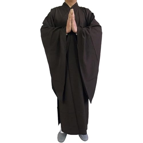 Shaolin buddhistischer Mönch Kleid Meditation Haiqing Robe Kung Fu Anzug Herrenkostüme Sommer buddhistischer Shaolin Mönch Robe von Generic