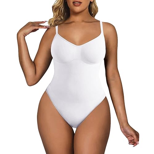 Shapewear Damen Bauchweg Bodysuit Formender Vielseitige Body Shper Frauen atmungsaktiven Materialien mit Verstellbarer Schultergurt Shapewear Damen von Generic