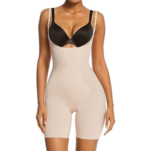 Shapewear Damen Body, Shapewear Damen Stark Formend Bodysuit Women Body Shapewear Damen Bauchweg Stark Formend Body Shaper Bodysuit Miederbody Figurformender Bodysuits Jumpsuit von Generic