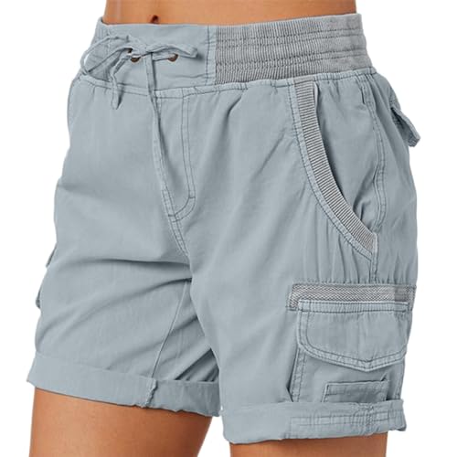 Shorts Damen Sommer Cargohose Kurze Bermuda Shorts High Waist Leichte Cargo Shorts Wanderhose Outdoor Sportshort Freizeithose mit Mehrfach-Taschen Damen Stretch Kurz Cargohose Bermuda Bequem Sommer Shorts Damen Sommer Cargohose Kurze Bermuda Shorts High Waist Leichte Cargo Shorts Wanderhose Outdoor Sportshort Freizeithose mit Mehrfach-Taschen Damen Stretch Kurz Cargohose Bermuda Bequem Sommer von Generic