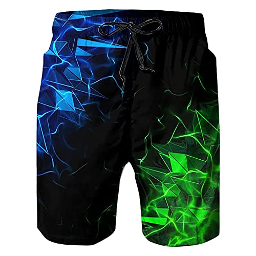 Shorts Herren Sommer Strand,Herren Schwimmhose,Badehose Übergröße,Badehose 3XL,Bermudas Hosen,Kurze Hose Mit Reißverschluss,Leoparden Badehose Männer,Badehose Reißverschluss von Generic