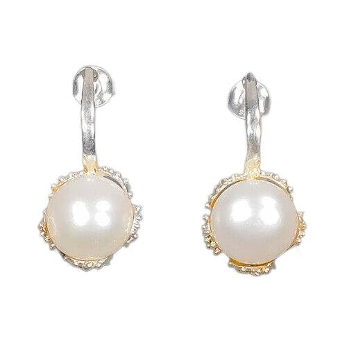 Silber Ohrringe natürliche Perlen schön1 925 von Generic