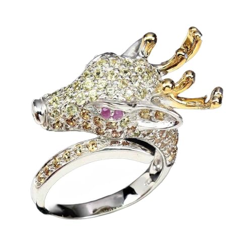 Silber Ring Natursaphire Songea r 14 von Generic
