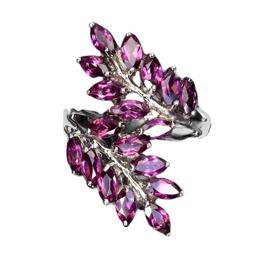 Silber Ring r 16.5 Natur Granat Rhodolith schön, Single Silber Ring r 16.5 Natur Granat Rhodolith schön, Single von Generic