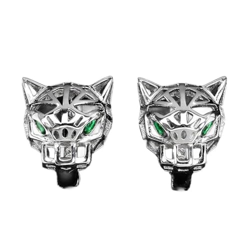 Silber feine Ohrringe grüne Zirkonia AAA Tiger 4 von Generic