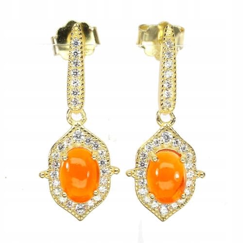 Silber zart Ohrringe Opal orange 5 Silber zart Ohrringe Opal orange 5 von Generic
