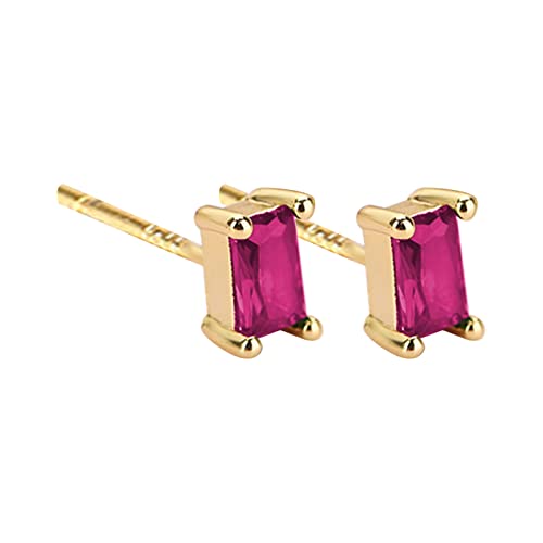Silberne Kronleuchter Ohrringe Frische Zirkon Weibliche Ohr Stud Temperament Licht Luxus Ohr Stud Für Frauen Ohrringe Geometrisch (D, One Size) von Generic