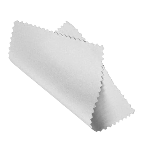 Silberpoliertuch- plus Silberschmuckreiniger, Silberputztuch | Silberreiniger, sicher für den täglichen Gebrauch, Silberreiniger, silbernes Handtuch von Generic