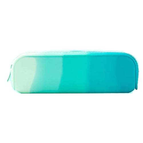 Silikon-Federmäppchen – robuster Organizer, wasserfester Bleistifthalter | Stiftetasche mit Farbverlauf und rechteckigem Design, Bleistifttasche mit elegantem Design, Flexible Aufbewahrungstasche für von Generic