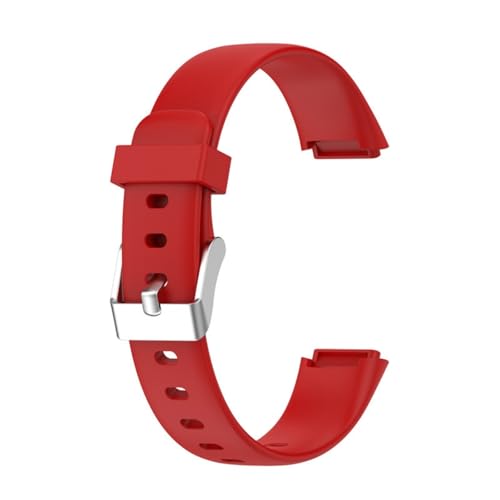 Silikon Kautschuk Uhrenarmband Kompatibel mit Fitbit Luxe【91+102mm】,Uhrenarmband mit Schnellverschluss Ersatzbänder,Damen Herren Armband Smartwatch Uhren Zubehör (D, 15X5CM) von Generic