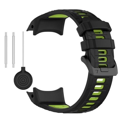 Silikon Kautschuk Uhrenarmband Kompatibel mit Garmin Instinct 3【45MM】,Uhrenarmband mit Schnellverschluss Ersatzbänder,Damen Herren Armband Smartwatch Uhren Zubehör (F, 15X5CM) von Generic