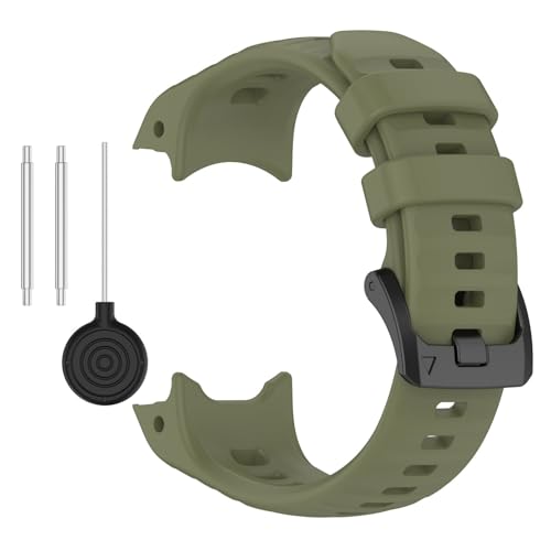 Silikon Kautschuk Uhrenarmband Kompatibel mit Garmin Instinct E【40MM】,Uhrenarmband mit Schnellverschluss Ersatzbänder,Damen Herren Armband Smartwatch Uhren Zubehör (C, 15X5CM) von Generic