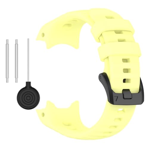 Silikon Kautschuk Uhrenarmband Kompatibel mit Garmin Instinct E【40MM】,Uhrenarmband mit Schnellverschluss Ersatzbänder,Damen Herren Armband Smartwatch Uhren Zubehör (E, 15X5CM) von Generic