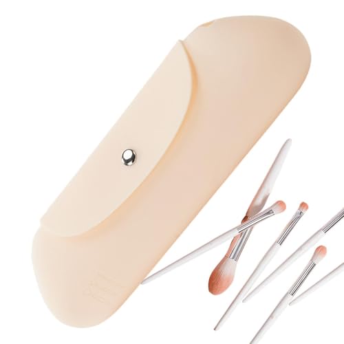 Silikon-Make-up-Tasche – flexible Aufbewahrungstasche, wasserdichte Kosmetik-Aufbewahrungstasche | Robuster und flexibler Reise-Organizer für Make-up, Toilettenartikel und Accessoires, leichte, waschb von Generic