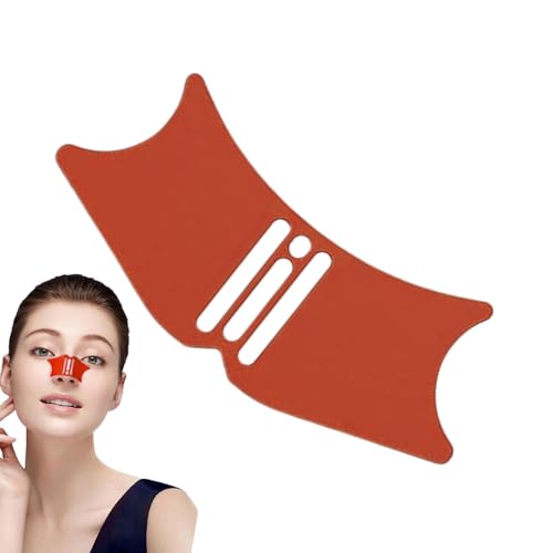 Silikon Nasenkontur Vorlage - 4 in 1 Makeup Tool, Nose Shadow Highlighter, Eyeliner Lip Guide | Flexible Wiederverwendbare Schablone Glatte Mischhilfe, Perfektes Formzubehör für Augen Make-up von Generic