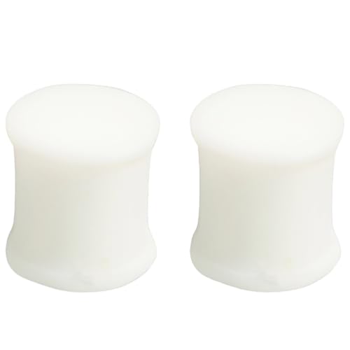 Silikon Weiß 1 Paar Flexible Ohr Solide Plugs Hypoallergen Gauges Expander Double Flared Ohrpiercing Ohrringe Piercing Schmuck Tuneles De Oreja Para Hombre Männer Frauen 42 mm Silikon Weiß 1 Paar Flexible Ohr Solide Plugs Hypoallergen Gauges Expander Double Flared Ohrpiercing Ohrringe Piercing Schmuck Tuneles De Oreja Para Hombre Männer Frauen 42 mm von Generic