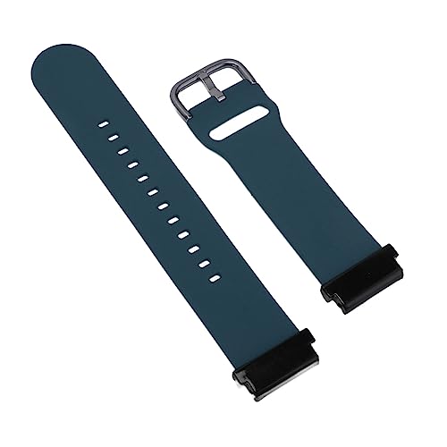 Silikonarmband fürFenix ​​7S, 6S, 5S – Modisch, Einfach zu Montieren mit Antiallergischem Knopfverschluss, Schweißresistentem, Weichem Armband (Dunkelblau) von Generic