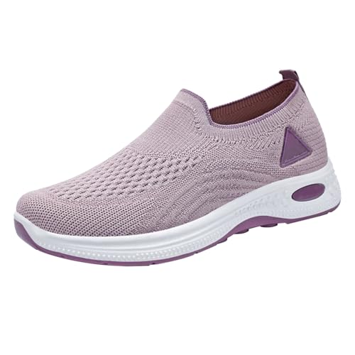 Slip In Schuhe Damen Mit Weichem Fußbett Breite Füße Bequem Schnürschuhe Mesh Stoffturnschuhe Leichte Flach Schuhe Atmungsaktive rutschfeste Joggingschuhe Geeignet Zum Bergsteigen Und Reisen Slip In Schuhe Damen Mit Weichem Fußbett Breite Füße Bequem Schnürschuhe Mesh Stoffturnschuhe Leichte Flach Schuhe Atmungsaktive rutschfeste Joggingschuhe Geeignet Zum Bergsteigen Und Reisen von Generic