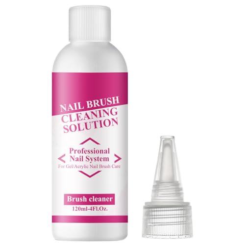 Slip-Lösung, 120 ml Nagelpinsel-Reinigungsflüssigkeit, Maniküre-Zubehör für Frauen, Schönheitsliebhaber, Zuhause, Salon, Anfänger, Studenten, Wettbewerbe, Workshops von Generic