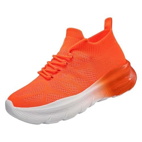 Slipper Damen Sommer Mesh Flach Laufschuhe Mit Dämpfung Gewölbeunterstützung Weichen Sohlen Breite Füße Sneaker Walkingschuhe Trekkingschuhe Schmerzlinderungs rutschfeste Sportschuhe von Generic