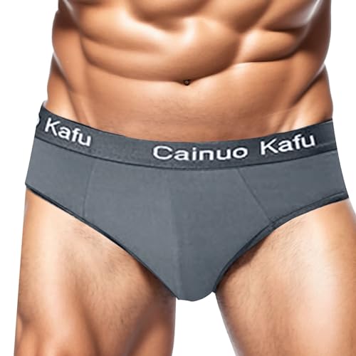 Slips Herren Unterwäsche Tanga Bequeme Casual Unterhose Microfaser Trunks große Größe Retroshorts Elastische Sportunterhosen von Generic