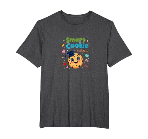 Smart Cookie in Pre-K: Niedliche Bildungsleistung T-Shirt, Herren Große Größen, Anthrazit Meliert, 4X Tall von Generic