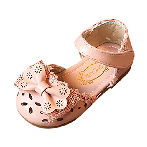 Sneaker 25 Sandalen Schuhe Prinzessin Baby Schuhe Kinderschuhe Größe 25 (Pink, 3.5-4 Years) von Generic