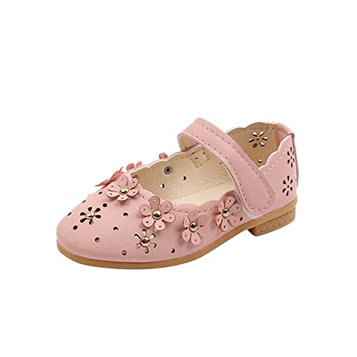 Sneaker 26 Schuhe Sandale Blumenschuhe Hohle Schuhe Sandalen Weiche Sohle Prinzessin Sandalen Anzug Baby Junge (Pink, 31 Little Child) von Generic