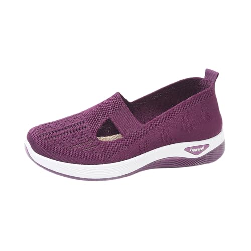 Sneaker Damen - Sommer Diabetiker Schuhe - Leicht OrthopäDische Schuhe Leicht Walkingschuhe Breite Fuß Bequeme Outdoor Sportschuhe Turnschuhe Laufschuhe von Generic