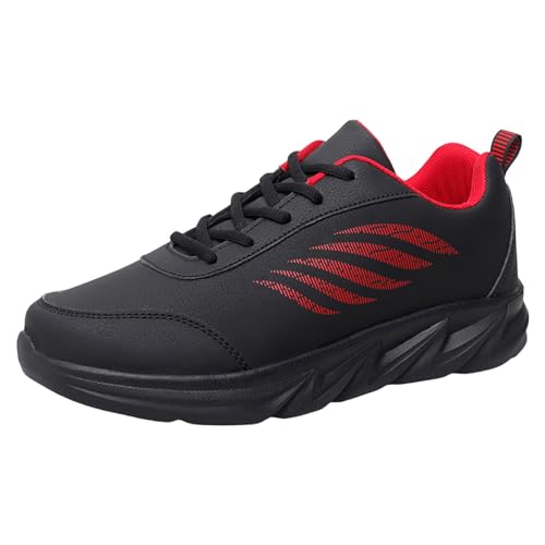 Sneaker Herren Schuhe, Laufschuhe Mit Dämpfung Herren, Turnschuhe Luftpolster Shoes Straßenschuhe Halbschuhe Mit Schnürsenkel Mesh Leicht Joggingschuhe rutschfeste Arbeitsschuhe Casual Wanderschuhe von Generic