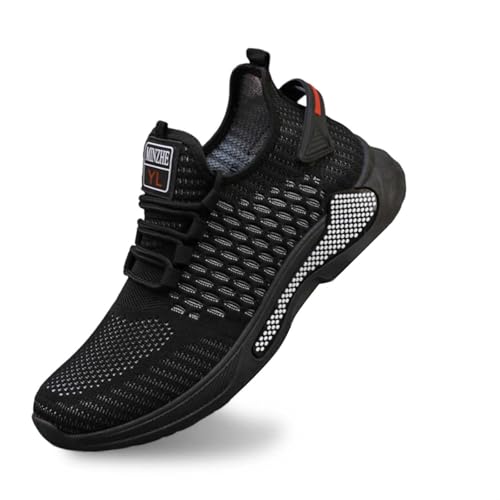 Sneaker Schuhe Herren, Laufschuhe Mit Dämpfung Herren, Turnschuhe Mit Luftpolster Straßenschuhe Halbschuhe Mit Schnürsenkel Classic Joggingschuhe rutschfeste Herrenschuhe Freizeit Wanderschuhe von Generic