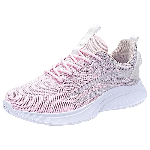 Sneakers Damen Bequem Leichte, Casual Laufschuhe für Corsa Sport für Damen, Sport Schuhe Atmungsaktive für Running Trekking Belüftet Turnschuhe für Gymnastik rutschfest Abriebfest von Generic