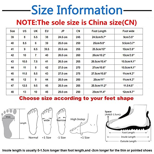 Sneakers Schuhe Herren, Gute Laufschuhe Herren, Turnschuhe Mit Luftpolster Halbschuhe Mit Elastische Schnürsenkel Atmungsaktiv Joggingschuhe rutschfeste Trainingsschuhe Outdoor Walkingschuhe von Generic