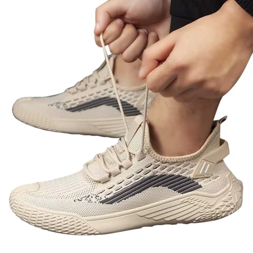 Sneakers Schuhe Herren, Running Schuhe Herren, Turnschuhe Luftpolster Shoes Halbschuhe Mit Elastische Schnürsenkel Atmungsaktiv Joggingschuhe rutschfeste Trainingsschuhe Freizeit Wanderschuhe von Generic
