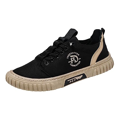 Sneakers Schuhe Herren Mit Schnürsenkel, Gute Laufschuhe Herren, Turnschuhe Mit Luftpolster Sportlichen Halbschuhe Fashion Leicht Joggingschuhe rutschfeste Trainingsschuhe Freizeit Wanderschuhe von Generic