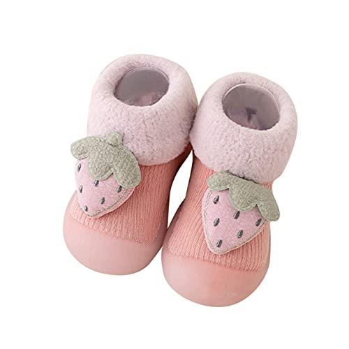 Sockenschuhe Kinder - Hausschuhe 36 Mädchen, Weichen Sohle, Barfußhausschuhe Kind, Hallenschuhe, Haussocken von Generic