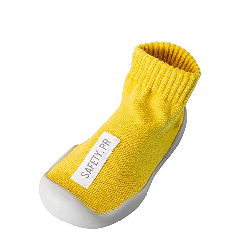 Sockenschuhe Kinder - Turnschlappen, Sockenschuhe Baby, Junge, Barfuß Hausschuhe Kleinkind, Hausschuhe Baby 1 Jahr, Hausschuhsocken, Kindergartenschuhe, Kinderschuhe, Gymnastikschuhe, Kuscheling von Generic