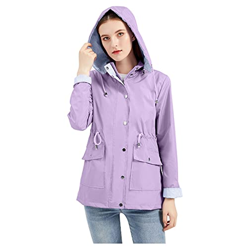 Softshell Winter Parka Damen - Langarm Button Down Reißverschluss Jacken Mantel Casual Einfarbig Leichte Jacke Utility Canvas Baumwolle Trenchcoat Damen Kurz Winterjacke Damen Lang übergangsjacke von Generic