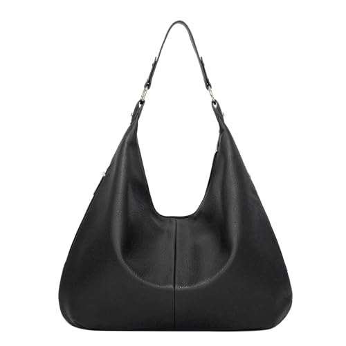 Solide Quasten-Muttertasche, große Kapazität, eine Schultertasche, Einkaufstasche Umhängetaschen Herren Business (Black, One Size) von Generic