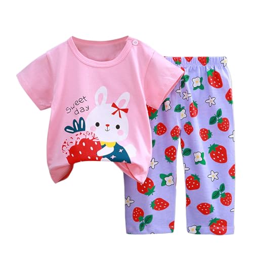Sommer Kleidung Outfit 2-teilig NachtwäSche Cartoon Druck Activewear Freizeit Weich Niedlich Rundhals Sets Sweatshirt Und Hose Pyjama-Set Mit Malvorlagen Classic Kinderkleidung Sommer Kleidung Outfit 2-teilig NachtwäSche Cartoon Druck Activewear Freizeit Weich Niedlich Rundhals Sets Sweatshirt Und Hose Pyjama-Set Mit Malvorlagen Classic Kinderkleidung von Generic