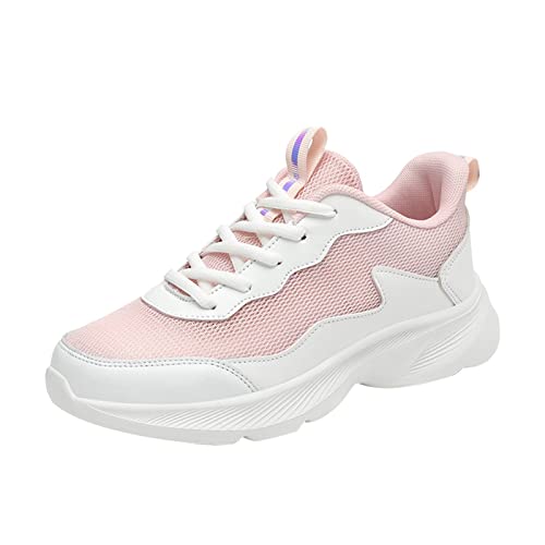 Sommer Schuhe Damen Sneaker Sportschuhe Mit Dämpfung Mesh Atmungsaktive Turnschuhe Trekkingschuhe Weichen Sohlen Laufschuhe Walking Shoes Women rutschfeste Casual Schuhe Sneakers von Generic