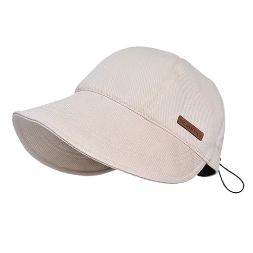 Sommer Unisex Mesh Kappe - Atmungsaktiv Hut Schirmmütze Damen Herren Tenniskappe mit Sonnenblende Mesh Breite Krempe Fischerhut Baseball Kappe den Urlaub Reise Outdoor von Generic