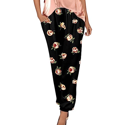 Sommerhose Damen Leicht Culottes Große 7/8 Hose Hippie Hosen Haremshose Uma Pants Damen Low Waist Cargo Hosen Lang Hosenrock Caprihose Damen Sommer Jogginghose Sommerhose Damen Leicht Culottes Große 7/8 Hose Hippie Hosen Haremshose Uma Pants Damen Low Waist Cargo Hosen Lang Hosenrock Caprihose Damen Sommer Jogginghose von Generic