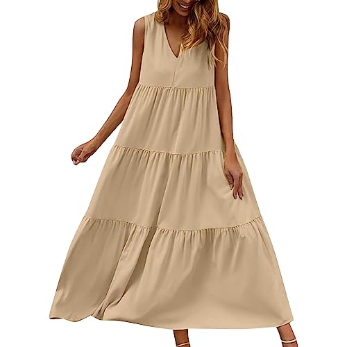 Sommerkleid Damen Knielang Kurzarm Lässiges Strandkleider,Kleid Kurz Blau,Strandkleid Gr 48,Minikleid Sexy,Carmen Kleid Weiß,Lange Kleider Für Hochzeit,Sommerkleid Mintgrün von Generic